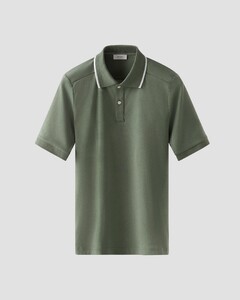 Eton Fine Luxury Supima Cotton Jersey Knit Polo Donker Groen