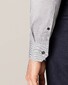 Eton Fine Melange Twill Shirt Dark Gray