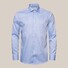 Eton Fine Micro Diamond Texture Uni Organic Cotton Overhemd Licht Blauw