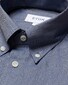Eton Fine Oxford Texture Mélange Effect Shirt Navy