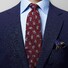Eton Fine Paisley Tie Dark Red
