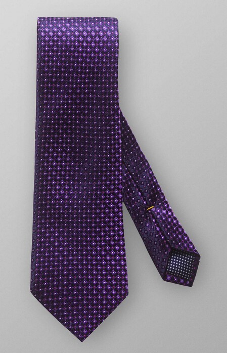Eton Fine Pattern Tie Purple