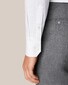 Eton Fine Piqué Subtle Striped Lightweight Organic Cotton Shirt White