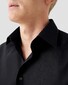 Eton Fine Piqué Weave Subtle Pin-Dot Mother of Pearl Buttons Shirt Dark Navy