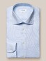 Eton Fine Plaid Pattern Contemporary Shirt Light Blue