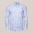 Eton Fine Short Stripes Cutaway Overhemd Licht Blauw