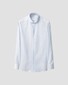 Eton Fine Stripe Cotton Twill Overhemd Licht Blauw