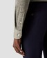 Eton Fine Stripe King Knit Cotton Filo di Scozia Yarn Overhemd Donker Groen