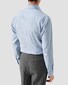 Eton Fine Stripe Lightweight Fine Twill Cotton Shirt Light Blue