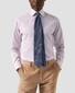 Eton Fine Stripe Signature Twill Cotton Overhemd Roze