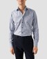 Eton Fine Stripe Signature Twill Cotton Shirt Dark Evening Blue