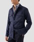 Eton Fine Stripe Signature Twill Cotton Shirt Dark Evening Blue