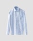 Eton Fine Stripe Signature Twill Extra Long Staple Cotton Shirt Light Blue