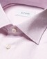 Eton Fine Stripe Signature Twill Overhemd Roze