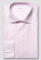 Eton Fine Stripe Signature Twill Overhemd Roze