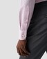 Eton Fine Stripe Signature Twill Shirt Pink