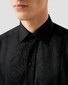 Eton Fine Striped Bib Evening Piqué Shirt Black