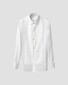 Eton Fine Striped Bib Evening Piqué Shirt White