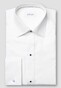 Eton Fine Striped Bib Evening Piqué Shirt White