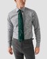 Eton Fine Striped Cotton Signature Twill Shirt Green