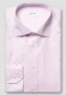 Eton Fine Striped Cotton Signature Twill Shirt Light Pink