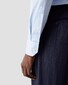 Eton Fine Striped Signature Twill Shirt Light Blue
