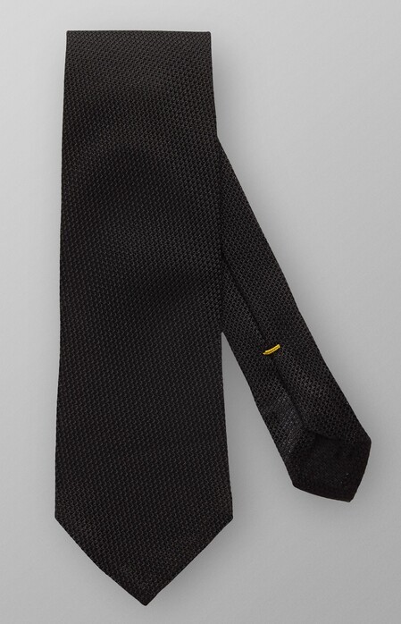 Eton Fine Structure Silk Tie Black