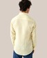 Eton Fine Textured Albini Linnen Wide Spread Collar Overhemd Geel