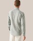 Eton Fine Textured Albini Linnen Wide Spread Collar Overhemd Groen
