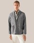 Eton Fine Textured Albini Linnen Wide Spread Collar Overhemd Groen
