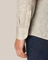 Eton Fine Textured Albini Linnen Wide Spread Collar Shirt Light Brown