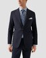 Eton Fine Tonal Floral Pattern Signature Twill Overhemd Blauw