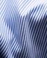 Eton Fine Twill Allover Stripe Cutaway Collar Overhemd Blauw