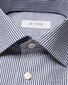 Eton Fine Twill Bengal Stripe Shirt Dark Evening Blue