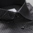 Eton Fine Twill Check Flannel Overhemd Licht Grijs Melange