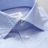 Eton Fine Twill Cutaway Stripe Shirt Deep Blue Melange