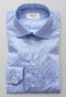 Eton Fine Twill Cutaway Stripe Shirt Deep Blue Melange
