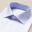 Eton Fine Twill Double E Logo Overhemd Pastel Blauw