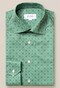 Eton Fine Twill Double E Logo Shirt Jade Green