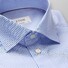 Eton Fine Twill Dubbele Manchet Shirt Deep Blue Melange