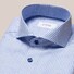 Eton Fine Twill Duo Check Shirt Blue