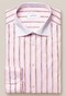 Eton Fine Twill Fantasy Multicolor Stripe Contrast Collar Overhemd Roze