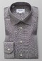 Eton Fine Twill Flannel Herringbone Overhemd Midden Grijs