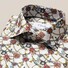 Eton Fine Twill Floral Cord Pattern Overhemd Wit-Rood