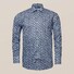 Eton Fine Twill Glassblower Pattern Shirt Dark Evening Blue