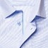 Eton Fine Twill Pattern Uni Shirt Light Blue