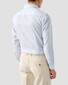 Eton Fine Twill Stripe Extra Long Staple Cotton Overhemd Licht Blauw