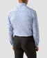 Eton Fine Twill Stripe Extra Long Staple Cotton Shirt Blue