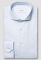 Eton Fine Twill Stripe Extra Long Staple Cotton Shirt Light Blue