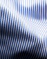 Eton Fine Twill Striped Cotton Overhemd Blauw